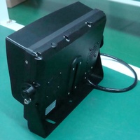 Moniteur de vue arrière de tableau de bord de voiture avec déclencheur automatique à 4 voies pour chariot élévateur robuste, étanche IP67, écran Quad 4CH 7 pouces LCD