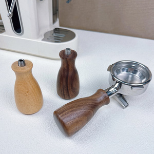 Portafiltro de Café Manual de Acero Inoxidable 304 de 51 mm, 54 mm, 58 mm, con <span class=keywords><strong>Mango</strong></span> de Madera E61, Estilo <span class=keywords><strong>Delonghi</strong></span> Naked, Ecológico - Product Image 2