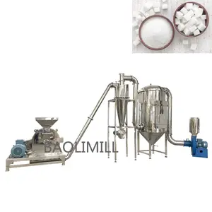 Powdered icing sugar grinding machine for sugar powder making machine