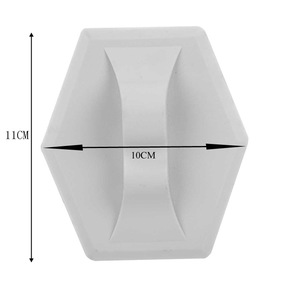 Boucle hexagonale à double trou en TPU 10 cm x 11 cm pour accessoires d'amarrage de bateau - Product Image 1