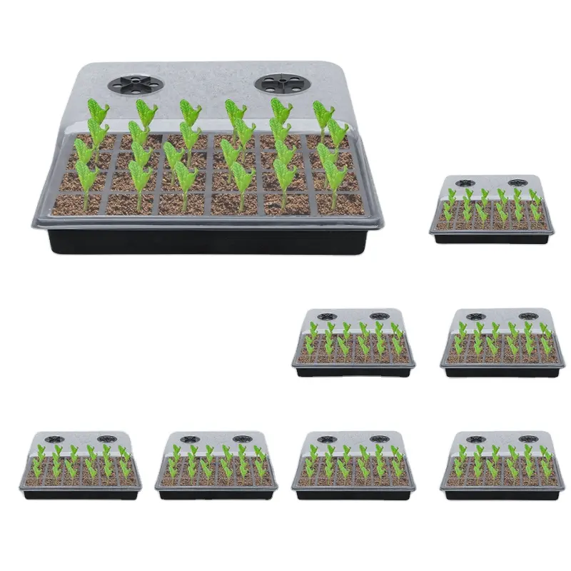 Nursery Pot 12 Cells Plastic Seedling Tray For Seed Germination Nursery Pots Flower Tree Grow Pot