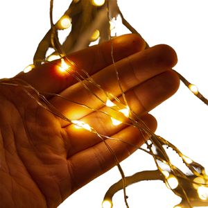 50LED 3AA Battery Copper Wire Led <b>Fairy</b> Star 5m Diwali & Christmas Copper Wire <b>Lights</b> - Product Image 4