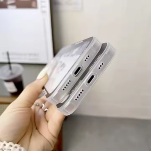 เคสโทรศัพท์มือถือลายพระอาทิตย์ตกหิมะสำหรับ iPhone 16 15 13 14 PRO MAX ฝาหลังแบบใส - Product Image 5