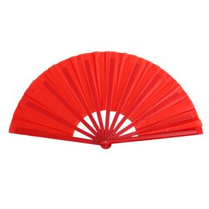 Abanico de Kung Fu Promocional Personalizado con Logotipo, de 8 Pulgadas, Doble Cara, Color Liso, Abanico Tai para Estudiantes, Abanico de Plástico - Product Image 4