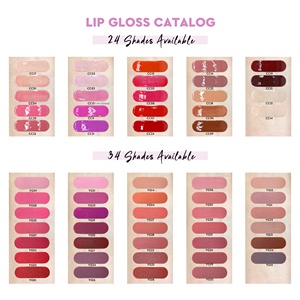 Lipgloss Berkualitas Tinggi Mengkilap Pigmentasi Tinggi Tabung Tekan Melembapkan Label Pribadi <span class=keywords><strong>Lip</strong></span> <span class=keywords><strong>Gloss</strong></span> - Product Image 4