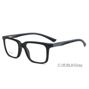 กรอบแว่นตาแบบใสสำหรับผู้ชายและผู้หญิง,กรอบ PC ทันสมัยสไตล์เกาหลีคลาสสิกแบบสี่เหลี่ยมแว่นตาใสสำหรับอ่านหนังสือ