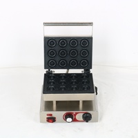 Nouvelle machine à beignets automatique commerciale de style mini, 12 trous, 220V, haute productivité, toucher froid, marque Marupin, garantie 1 an