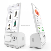 Kiosco de Autoservicio de 15.6'' para Uso en Interiores con Pantalla Táctil Capacitiva, Sistema Operativo Android, Terminal de Pago, Impresora de Recibos, Escáner de Códigos QR