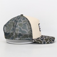 Logo personnalisé de haute qualité hommes Snapback Patch camion maille casquette 5 panneaux mousse Camo camionneur chapeaux en gros