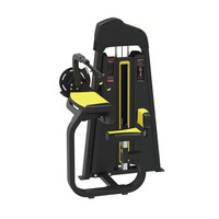 Vente directe usine – Appareil professionnel robuste à charges guidées pour triceps assis et extension des bras – Équipement de musculation pour triceps