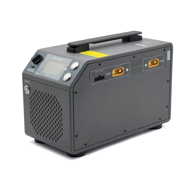 EV PEAK U6Q 4-Channel Smart Balance Charger 3000W 60A 6S-14S LiPo/LiHV Battery for Agricultural Plant Protection UAV Drone