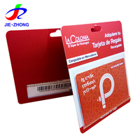 Tarjeta de Regalo de Membresía de Plástico PVC Negro Personalizada con Impresión a Todo Color, Código de Barras, Código QR y Logotipo