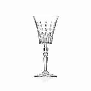 RCR Marilyn Wine <b>Glass</b> 2 Pc Set Red Wine <b>Glass</b> <b>Crystal</b> <b>Cut</b> Design Elegant Stemware - Product Image 1