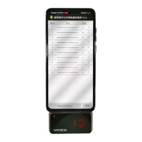 Nuevo Lector RFID UHF de Bolsillo Vanch para Smartphone, Material ABS, el Más Pequeño, ISO18000-6C (EPC GEN2) FHSS, Rango de Lectura de 8 cm