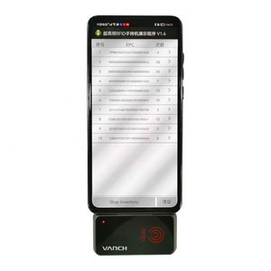 Newest Vanch Smartphone <b>USB</b> ABS Material Smallest Pocket Handheld UHF RFID <b>Reader</b> ISO18000-6C FHSS 8cm Reading Range Warehouse - Product Image 3