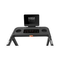 Kstar Treadmill layar LED kecil DC 1,25 HP Incline Manual latihan lari Loopband dalam ruangan elektrik dapat dilipat desain baru