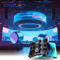 Pantalla LED Flexible para TV P1.9 P2.6 P3.91 P4.81, Video Wall, Pantalla LED para Interiores y Exteriores, Pantalla LED 3x2 para Publicidad