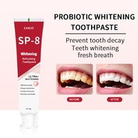 Dentifrice Probiotique SP-8 pour Adultes – Blanchiment Chimique des Dents, Protection des Gencives, Haleine Fraîche, Anti-Caries, Anti-Bactérien