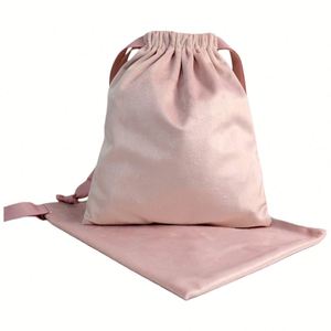 Sac de rangement de luxe bleu en faux daim, réutilisable pour chaussures et vêtements, en microfibre velours, idéal pour les cadeaux et le shopping – Offre Spéciale - Product Image 1
