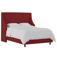 Vente en gros d'usine de cadre de lit à plateforme rembourrée design de luxe meuble de chambre double queen size