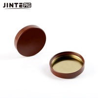 Couvercle en aluminium doré personnalisé de 38mm Couvercles Unishell de qualité alimentaire pour bouteilles et bocaux Emballage cosmétique avec couvercle à vis en métal