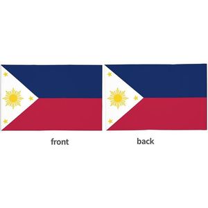 <strong>Flag</strong> of the <strong>Philippines</strong> Car <strong>Flag</strong> 12X18 Inches Double Stitch Digital Printed Car Window Clip for Auto Vehicle Decorative