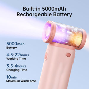 Wholesale 2025 Rechargeable 4000mAh Bladeless Handheld Mini <b>Fan</b>-Portable <b>USB</b> <b>Fan</b> for Household & Car Use Wholesale Custom - Product Image 3