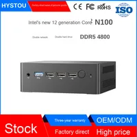 Tout nouveau 12e génération N100 Mini ordinateur hôte 4K double écran Micro Mini PC bureau à domicile Cloud bureau Terminal mince prix inférieur