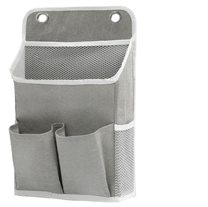 Wall and Door Organizer with Pockets Hanging <b>Basket</b> for Closet Systems Over the Door Organizer - Product Image 1