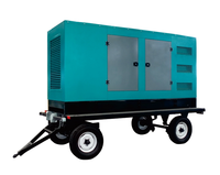 30KVA XGY-26 AC Mobiler Einphasiger Geräuscharmer Schalldichter Generator Anhängermontiert 400V/230V/220V 50/60Hz 24V DC Start Wasser 1800 U/min
