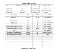 Cire de paraffine entièrement raffinée de haute qualité 58/60 parfumée 1kg, écologique, pour la fabrication de bougies DIY