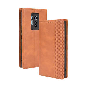 Étui Portefeuille en Cuir PU à Texture Rétro avec Rabat pour Téléphone Portable Tecno Phantom <span class=keywords><strong>X</strong></span>, Coques pour Tecno AC8 - Product Image 1