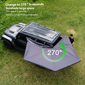 Tienda de campaña de tela Oxford para coche, refugio impermeable para vehículos, toldo portátil para coche, protección contra la lluvia y el sol para viajes al aire libre, Camping y estacionamiento - Product Image 2