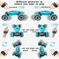 Voitures de Cascade AiJH RC, Jouet 4x4 Télécommandé à Main, Rotation 360, Véhicule Double Face, Cadeaux d'Anniversaire