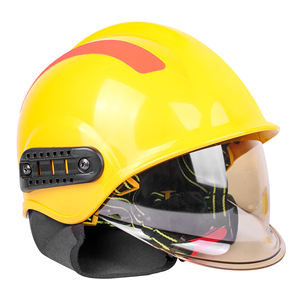 Pompiere ad alta temperatura f2 fire helmet nfpa negro fighter - Product Image 4