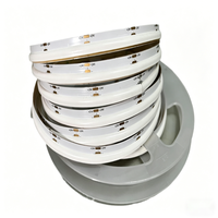 Bande lumineuse à émission latérale à faible MOQ et livraison rapide, 480 LED, DC24V, bande LED COB flexible, facile à installer