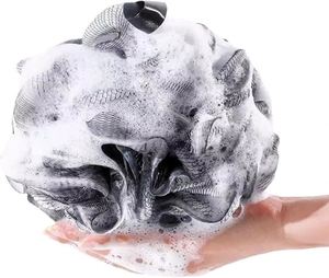Éponge de bain exfoliante en forme de boule de loofah, couleur personnalisée, 50g, en PE, design simple, pour le corps – Offre spéciale - Product Image 2