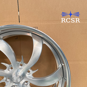 Jantes en alliage forgé chromées polies RCSR personnalisées 1/2 pièce à 6 branches pour roues Chevrolet 6x139.7 de 22, 24, 26, 28, 30 pouces et pour <span class=keywords><strong>BMW</strong></span> - Product Image 5