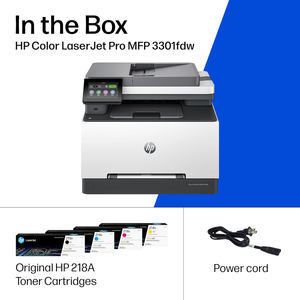 Imprimante laser couleur tout-en-un sans fil HP Color LaserJet Pro MFP 3301fdw - Product Image 3