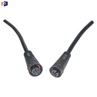 Connecteur M16 étanche IP67, câble pour éclairage LED de plantes à 2, 3, 4 ou 5 broches, fiche mâle/femelle pour applications d'alimentation