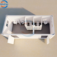 WinFair Venezuela – Maisons préfabriquées pliables de luxe en conteneurs pour unités sanitaires / toilettes portables / unités de toilettes