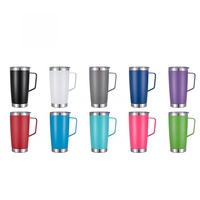 Nouveauté 2026 : Gobelets de voyage isothermes sous vide en acier inoxydable 304 à double paroi, 20oz et 30oz, personnalisables avec logo, idéaux comme cadeaux de Noël