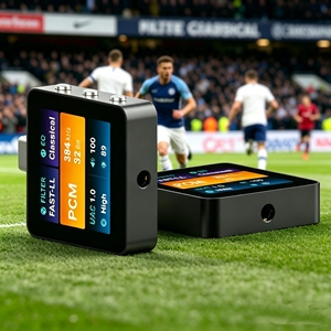 Amplificateur domestique USB-C vers 3,5 mm HiFi <span class=keywords><strong>DAC</strong></span> pour matchs de football avec son stéréo 2 canaux pour diffusion en direct - Product Image 4