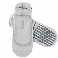 Chaussettes de yoga et de pilates en coton tricoté pour femmes, marque privée, été, logo personnalisé ODM