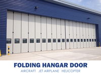 Porte Pliante Industrielle Motorisée Sur Mesure, Porte Pliante Automatique, Porte Hangar Gain de Place pour Hélicoptères