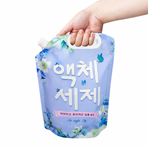 Bolsa de Plástico Personalizada con Boquilla para Rellenar Detergente de Lavandería, Jabón Líquido, Bebidas, Ecológica, Reutilizable - Product Image 1