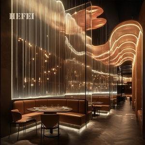 LED Acrylic Screens Laser Art Panels Waterproof Metal <strong>Partitions</strong> for Hotel/Restaurant Interior Decor Room <strong>Partition</strong>/Dividers - Product Image 2