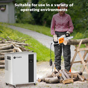 بطارية 5 كيلو وات في الساعة W عجلة محطة طاقة محمولة EU Stock PV مدخل بطارية ليثيوم عالية الجهد للتخييم - Product Image 4