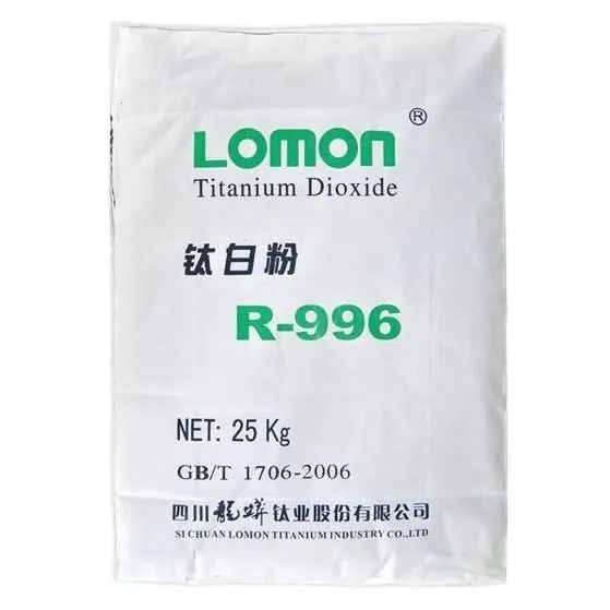 थोक कम कीमत रूटाइल ग्रेड सफेद पाउडर रूटाइल ग्रेड TIO 2 डाइऑक्साइड टाइटेनियम lomon R-996