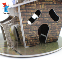 Kit de bricolage maison hantée en mousse 3D, jouet éducatif d'assemblage effrayant pour Halloween, idéal pour les cadeaux - Vente chaude
